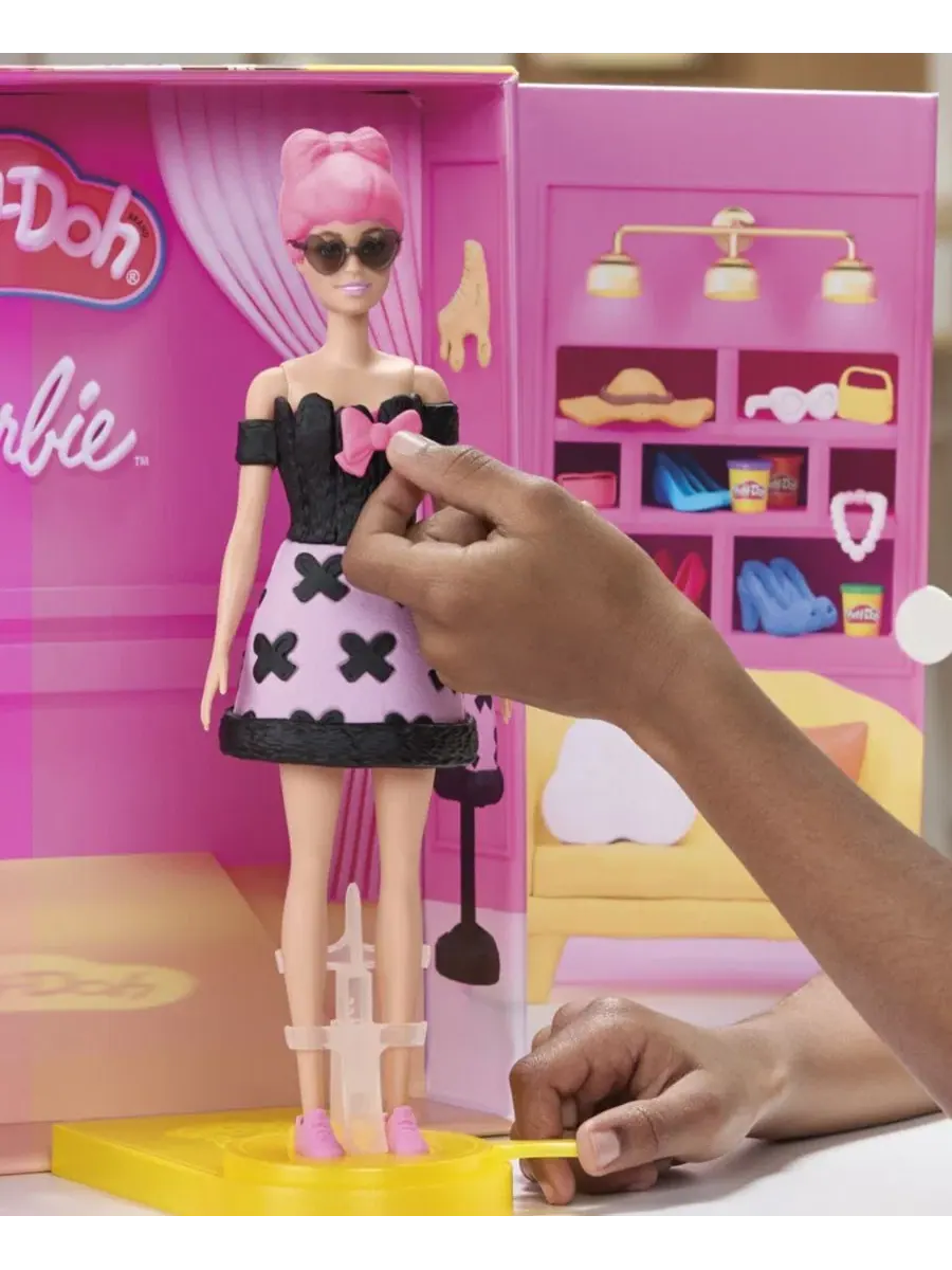 Игровой набор Play-Doh Barbie Designer Fashion Show — изображение 5 из 6, нет цвета