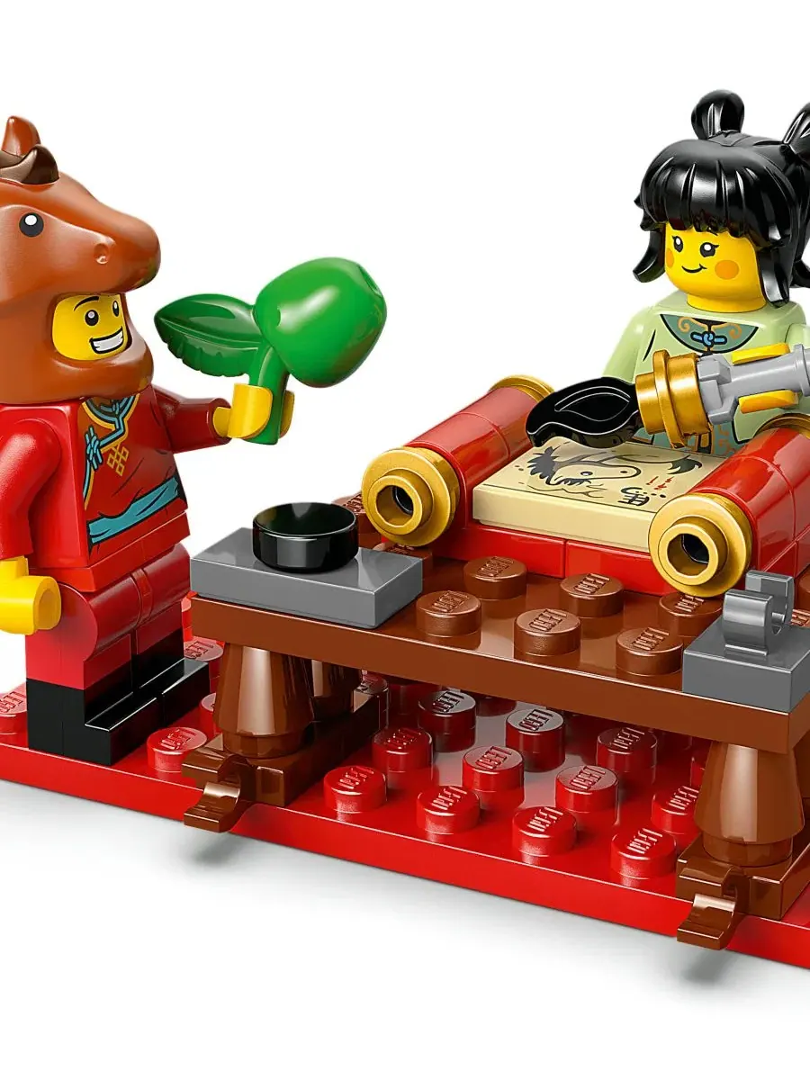 Конструктор LEGO Chinese Festivals Galloping Horses Canvas Toy — изображение 11 из 11, мульти