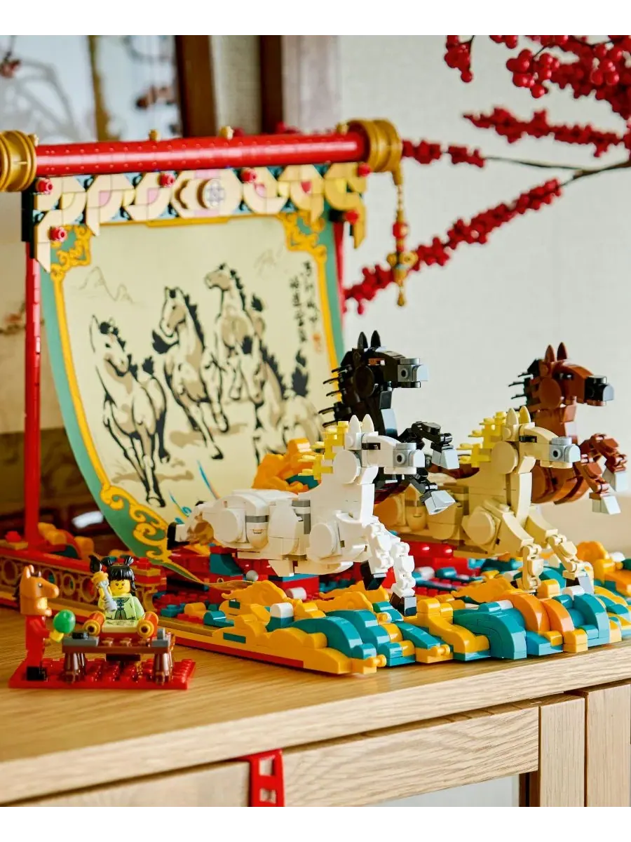 Конструктор LEGO Chinese Festivals Galloping Horses Canvas Toy — изображение 5 из 11, мульти