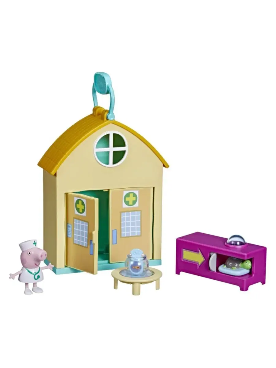 Игровой набор Peppa Visits the Vet Peppa Pig Hasbro — изображение 3 из 8