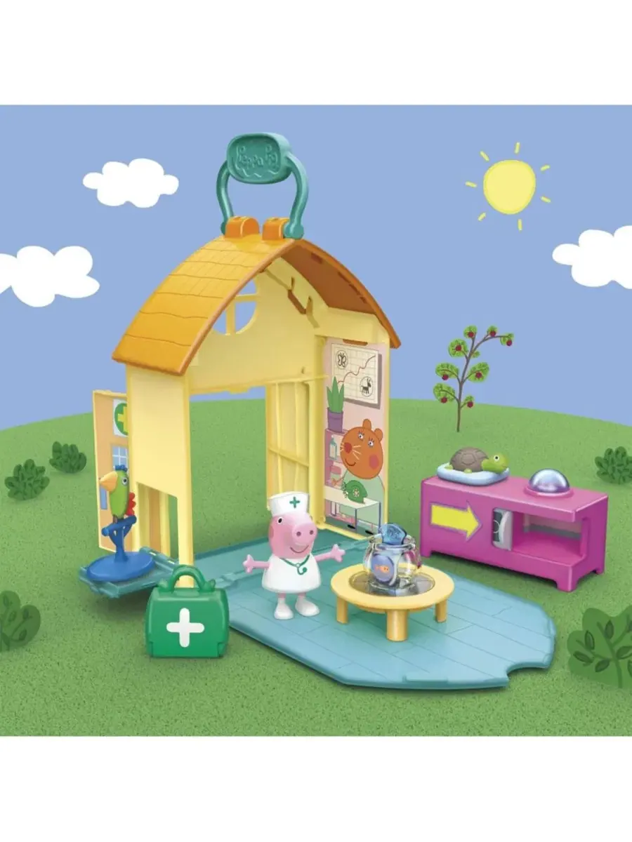 Игровой набор Peppa Visits the Vet Peppa Pig Hasbro — изображение 6 из 8