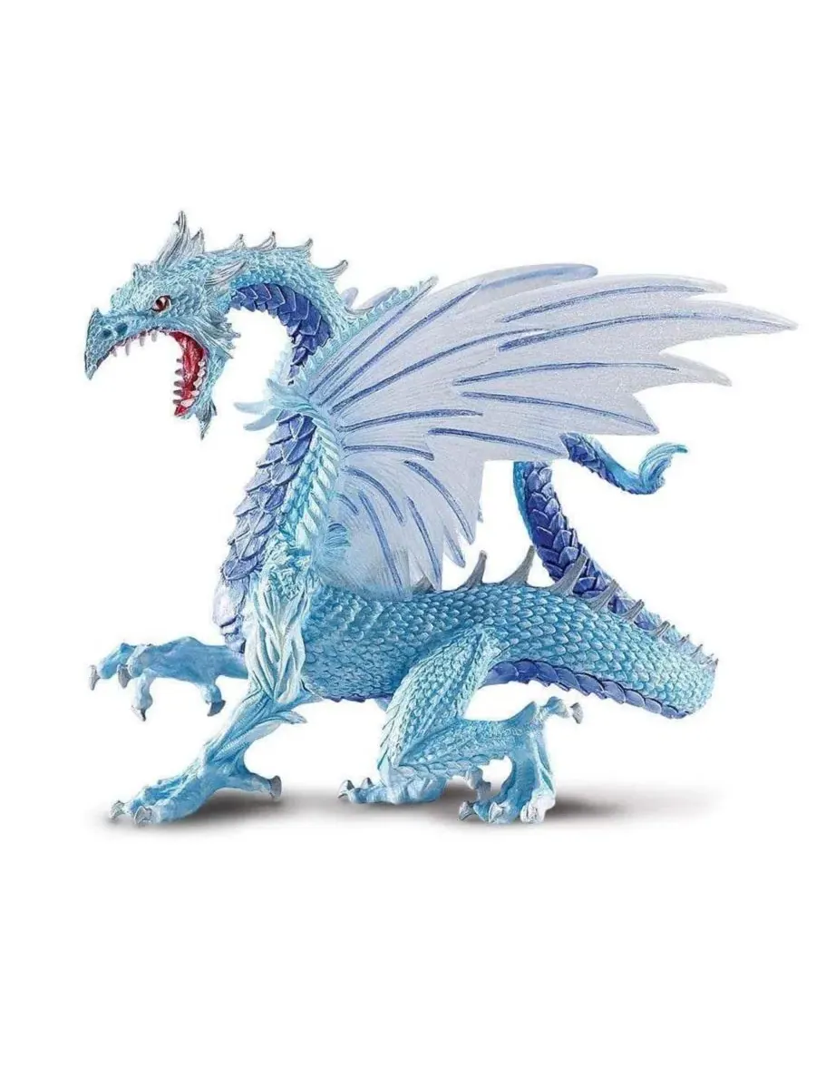 Фигурка ледяного дракона Ice Dragon Safari Ltd., 14 см