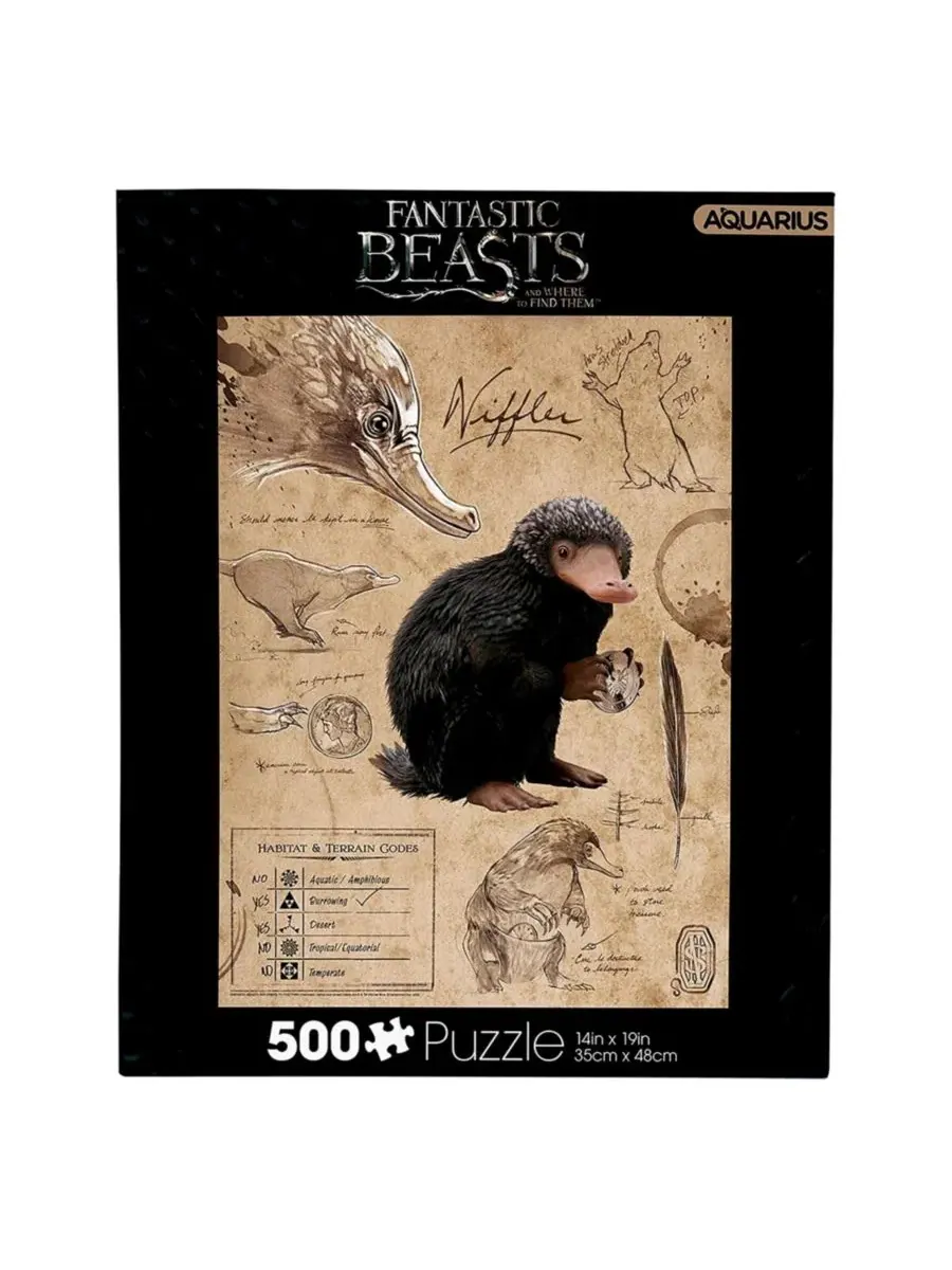 Пазл 500 элементов Niffler Fantastic Beasts NMR Distribution