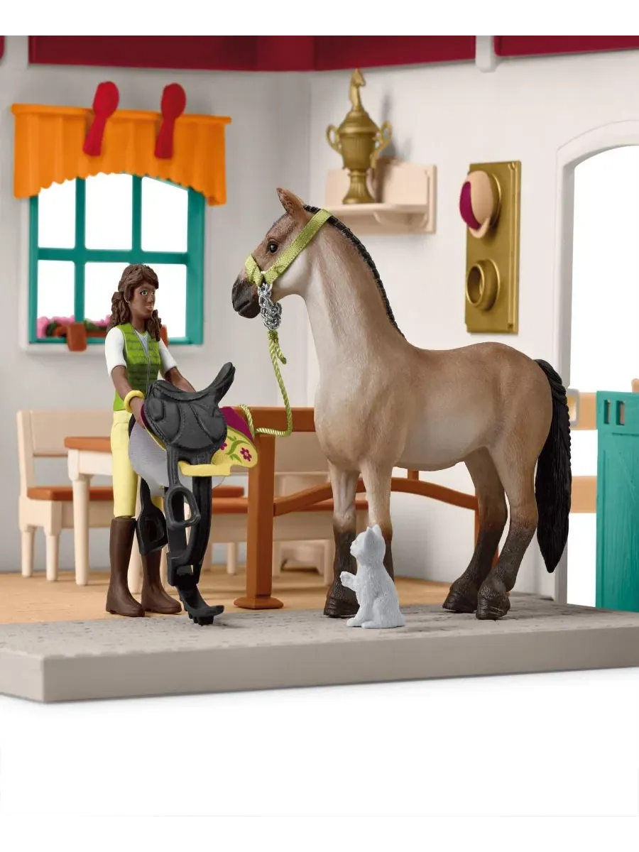 Игровой набор «Дополнение к конюшне конного клуба» Schleich — изображение 3 из 9, мульти