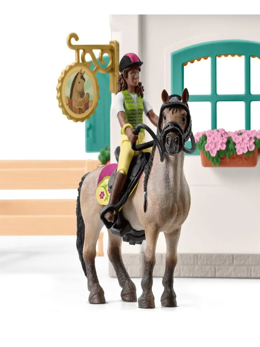 Игровой набор «Дополнение к конюшне конного клуба» Schleich — изображение 4 из 9, мульти