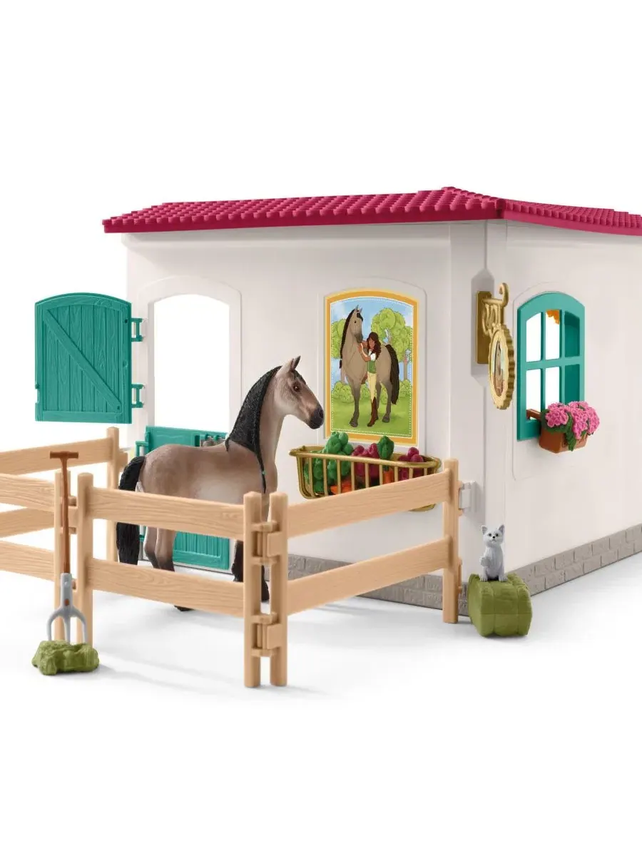 Игровой набор «Дополнение к конюшне конного клуба» Schleich — изображение 6 из 9, мульти