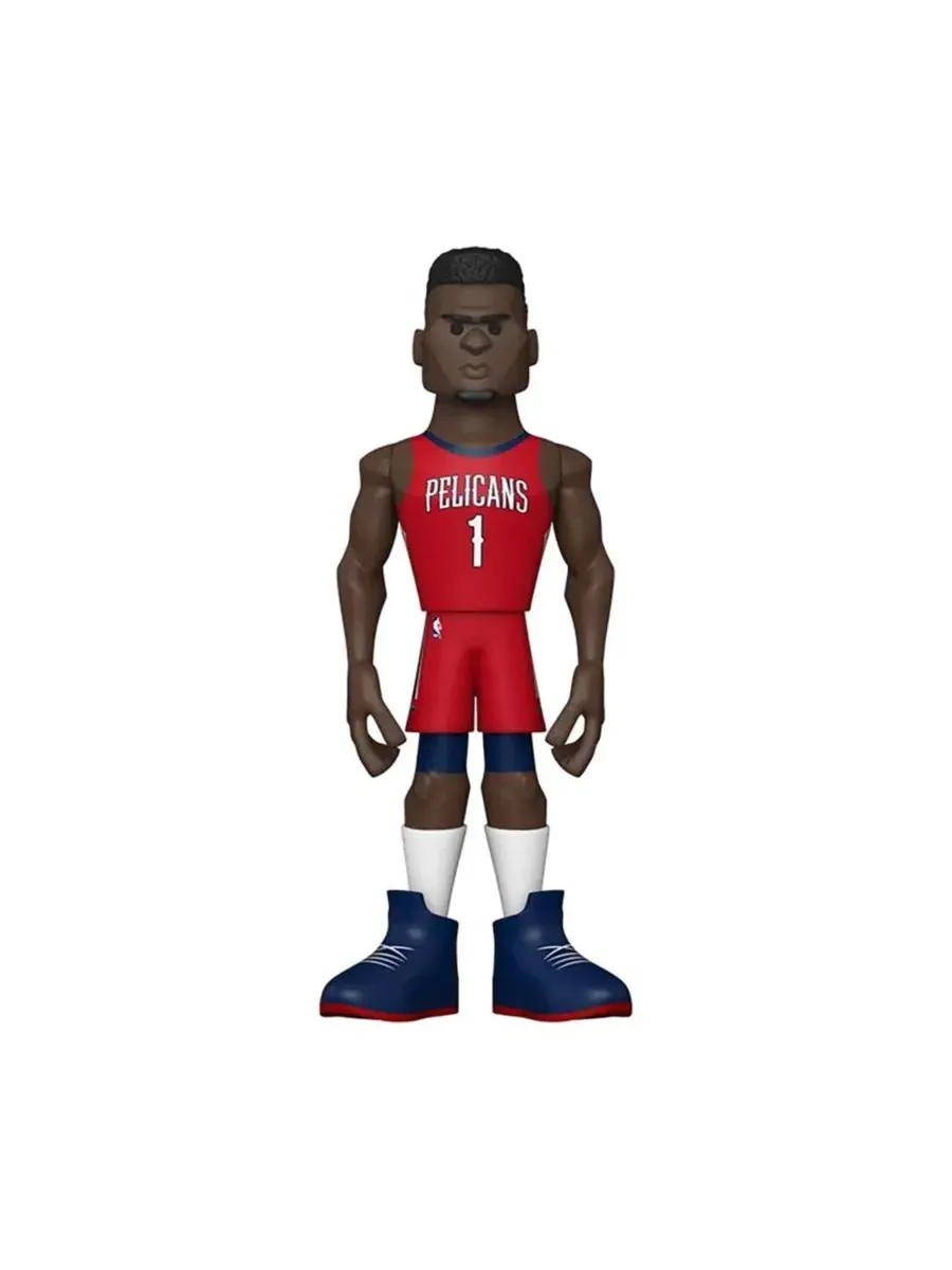 Виниловая фигурка Funko Funko "Нью-Орлеан Пеликанс" (NBA), золотая, 13 см, Зайон Уильямсон, редкая
