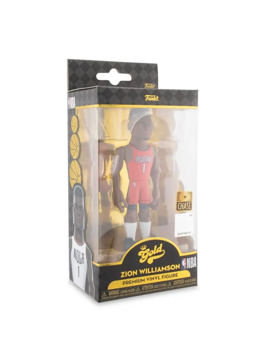 Виниловая фигурка Funko Funko "Нью-Орлеан Пеликанс" (NBA), золотая, 13 см, Зайон Уильямсон, редкая — изображение 2 из 7