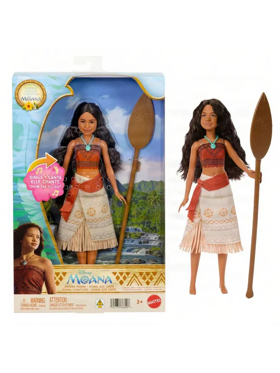 Кукла Moana Singing Fashion Doll, 32 см Disney Princess — изображение 3 из 6, нет цвета
