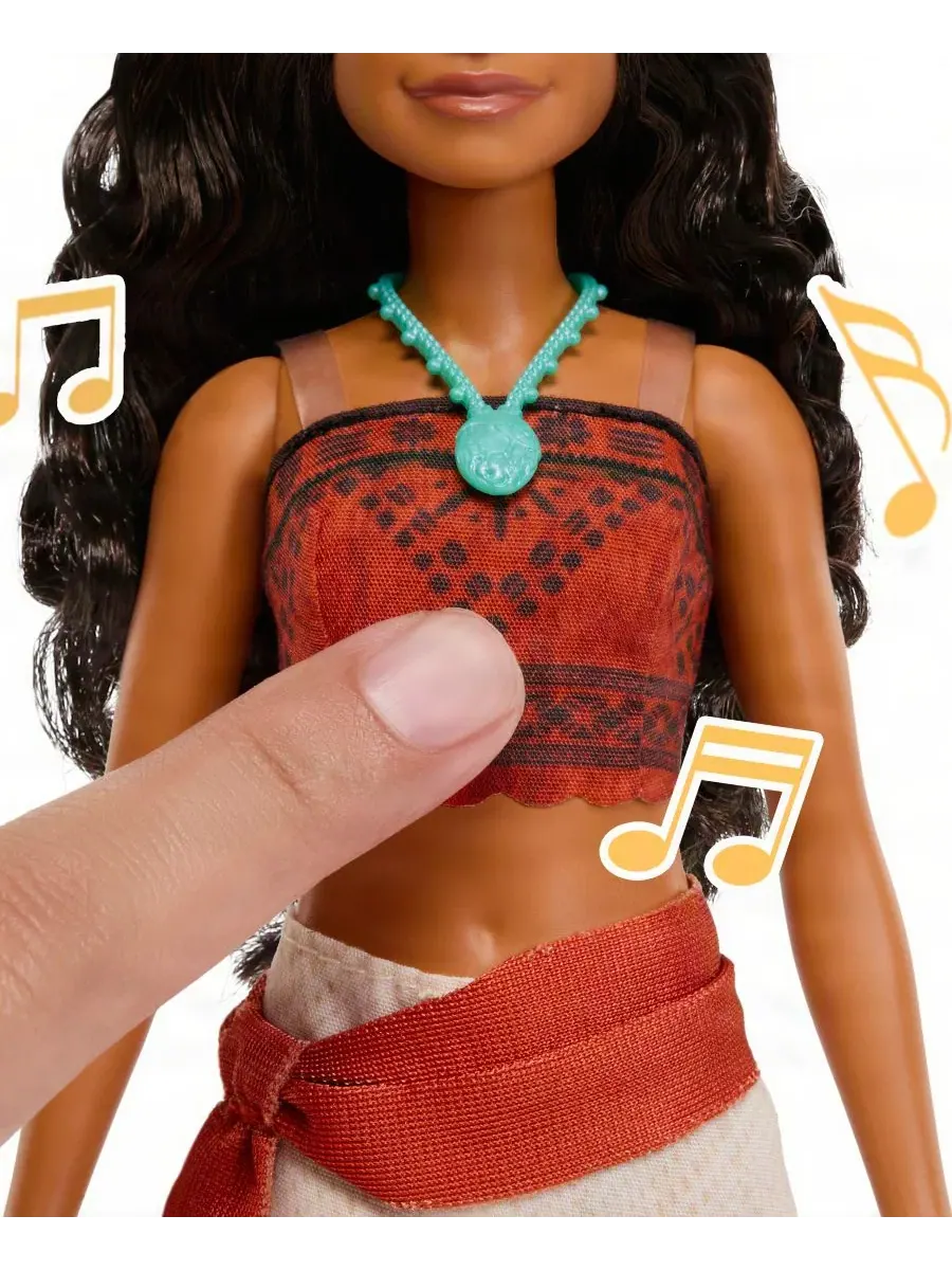 Кукла Moana Singing Fashion Doll, 32 см Disney Princess — изображение 5 из 6, нет цвета