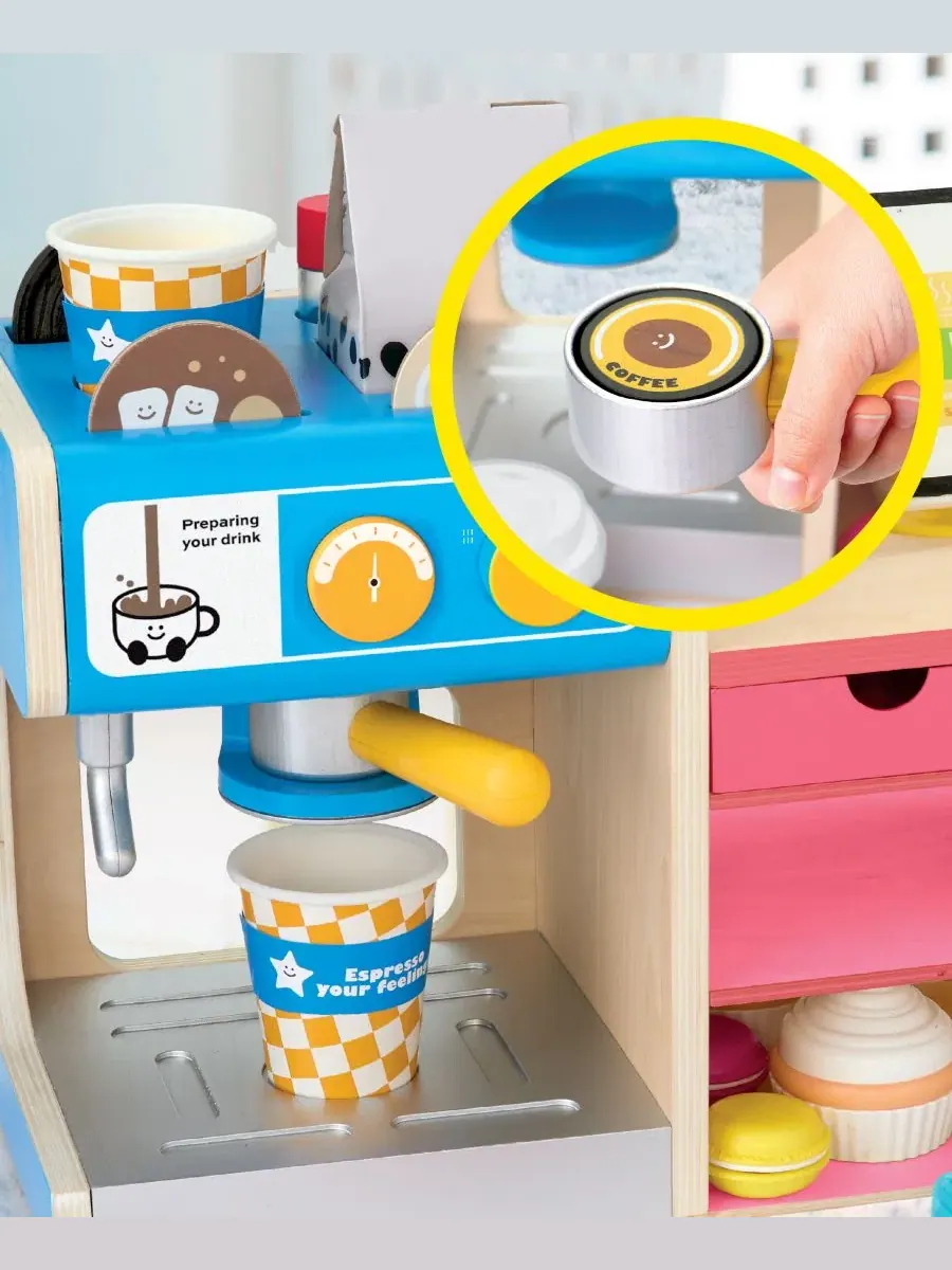 Игровой набор «Кафе-кондитерская/Кофейня» Geoffrey'S Toy Box — изображение 3 из 9, нет цвета