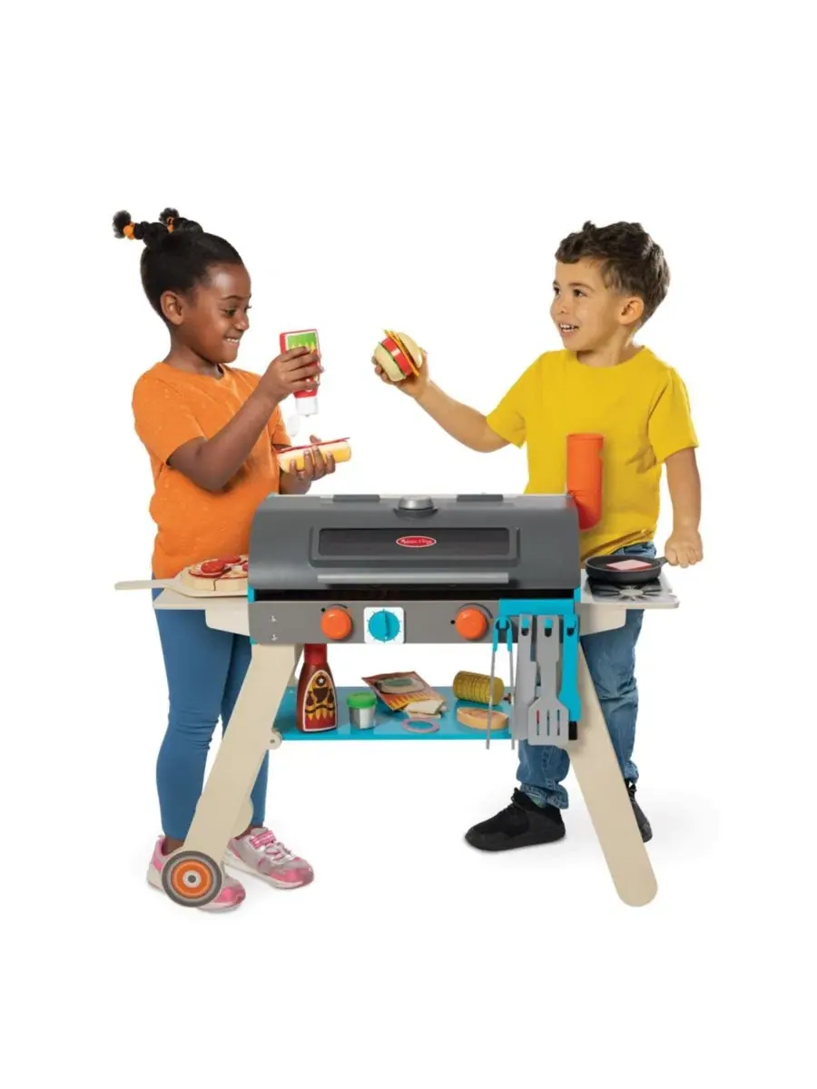 Игровой набор «Делюкс-печь для пиццы-гриль» Melissa And Doug — изображение 4 из 6, мульти