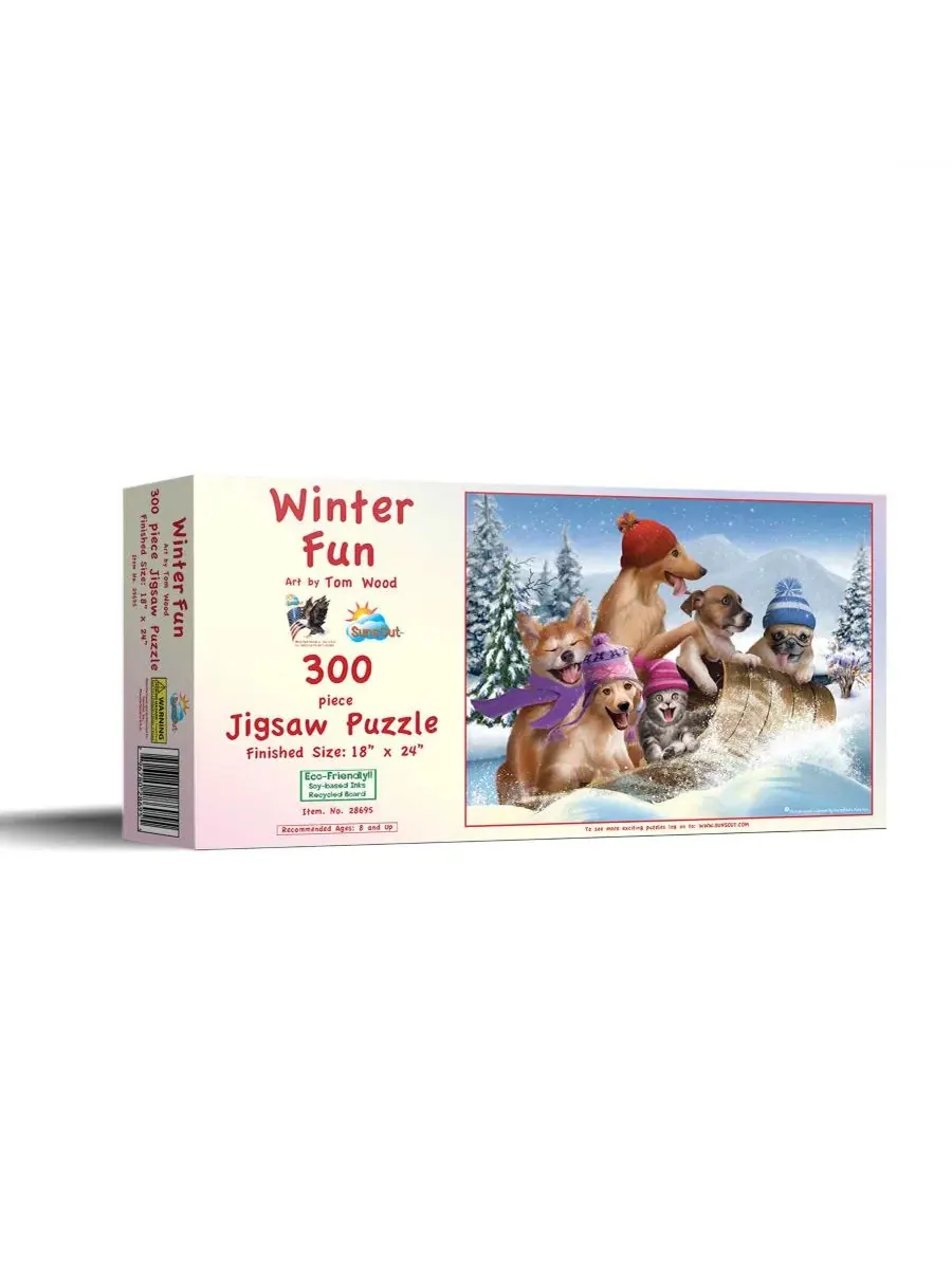 Пазл 300 деталей Winter Fun SunsOut