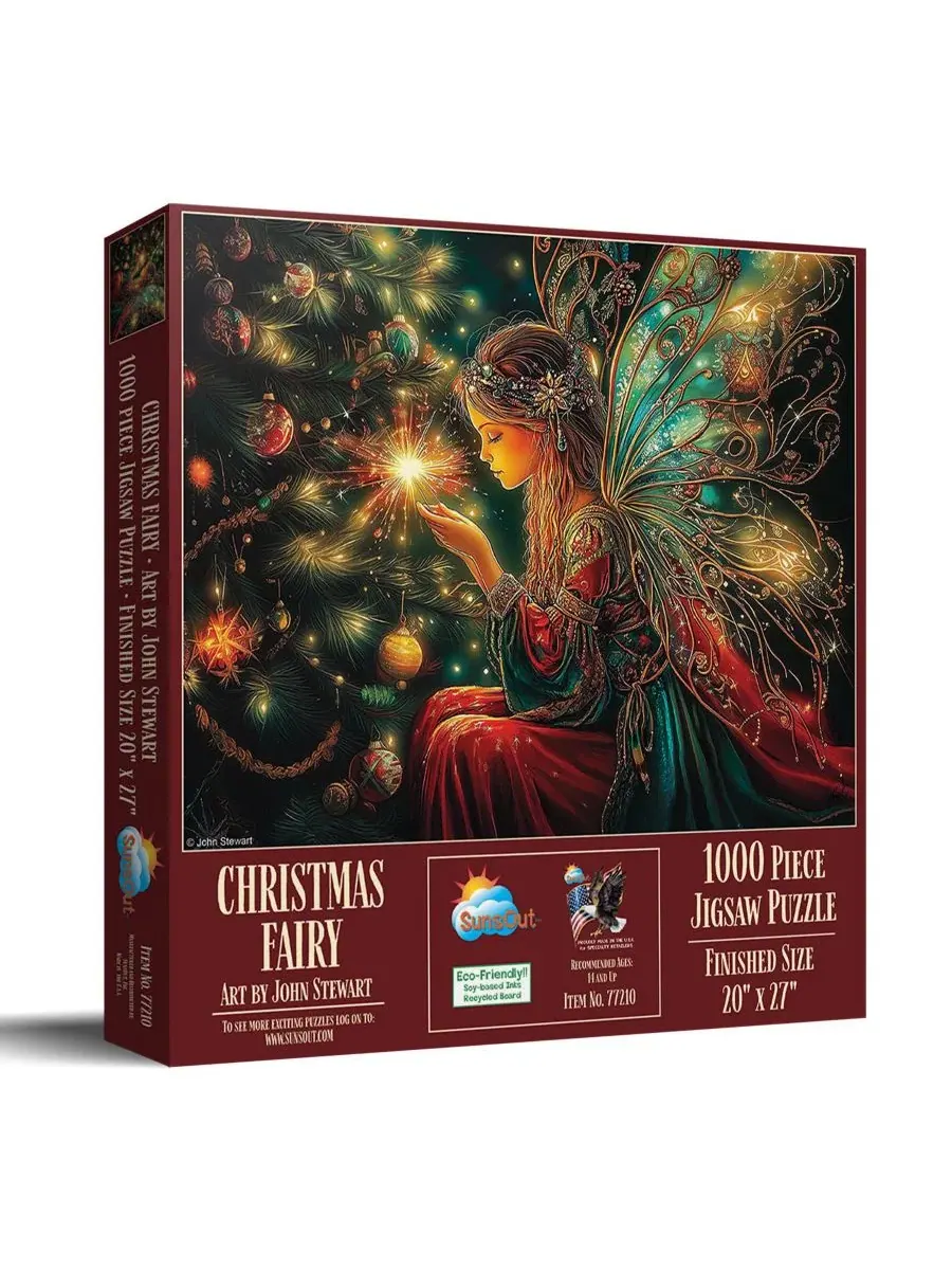 Пазл 1000 элементов Christmas Fairy SunsOut