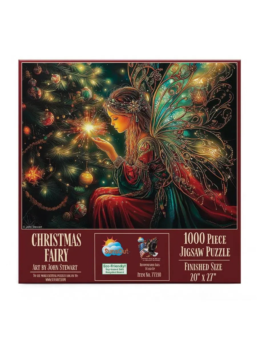 Пазл 1000 элементов Christmas Fairy SunsOut — изображение 2 из 5, нет цвета