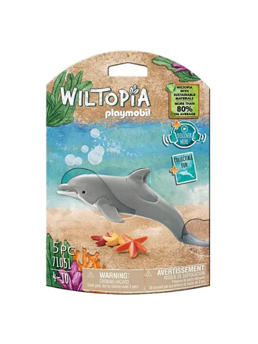 Конструктор Wiltopia «Дельфин» 71051 Playmobil — мульти
