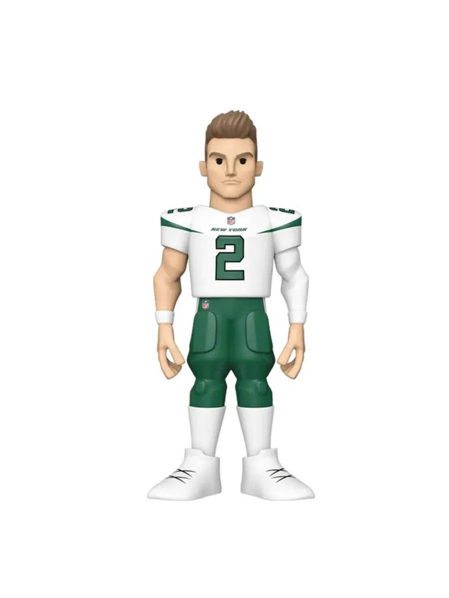 Виниловая фигурка NY Jets NFL золотого цвета, 13 см, Зак Уилсон Funko