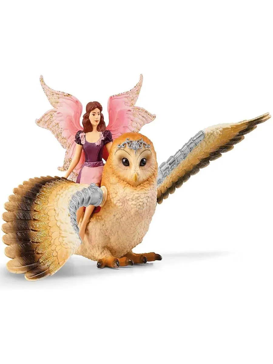 Игровой набор «Баяла: Фея в полете на гламурной сове» Schleich — изображение 4 из 7, мульти