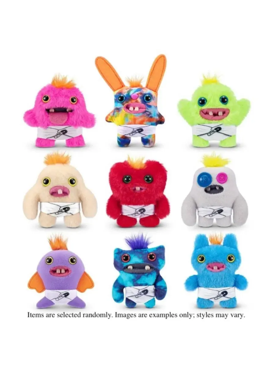Набор из 5 мягких игрушек Fuggler Baby Fugg Collection, 3.5 дюйма — изображение 2 из 4, нет цвета
