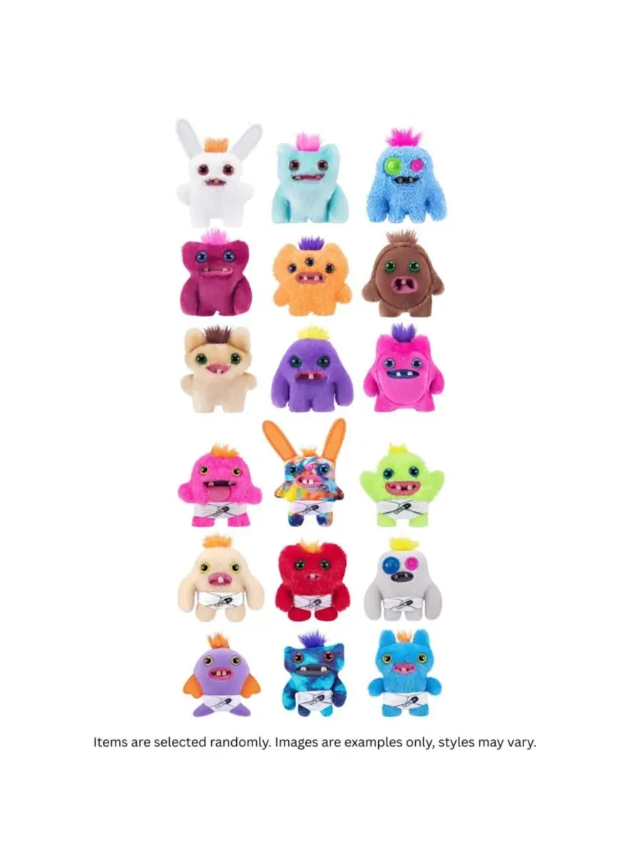 Набор из 5 мягких игрушек Fuggler Baby Fugg Collection, 3.5 дюйма — изображение 4 из 4, нет цвета
