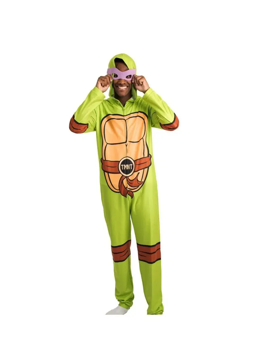 Костюм-комбинезон с капюшоном Teenage Mutant Ninja Turtles — изображение 2 из 7, зеленый