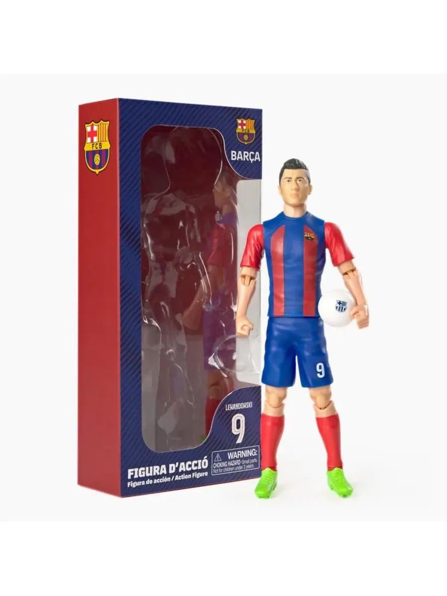 Коллекционная фигурка Sockers FC Barcelona Lewandowski 20 см Banbo Toys