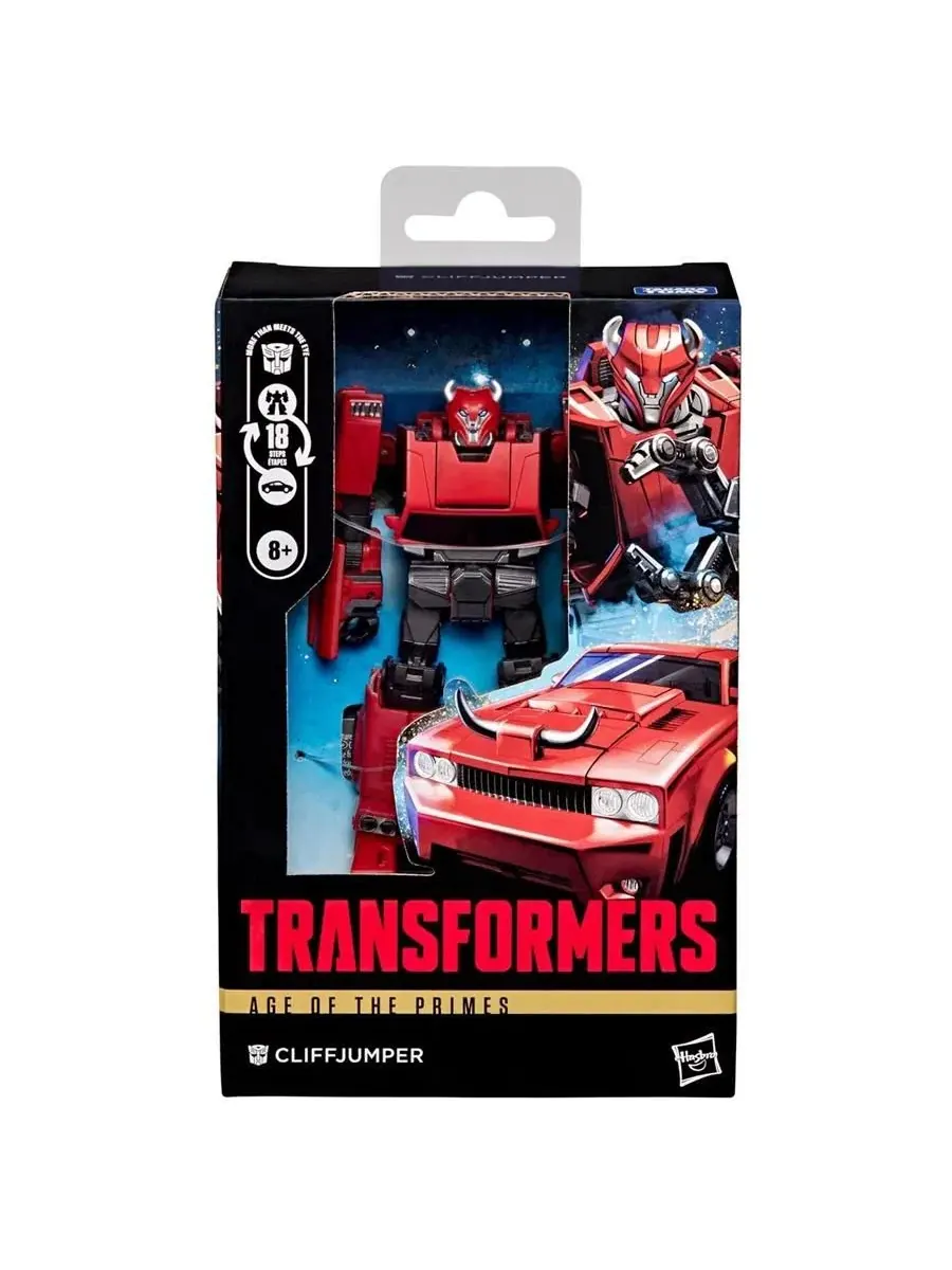 5-дюймовая фигурка Делюкс Класс Cliffjumper, 12,5 см, с аксессуарами Transformers — изображение 3 из 5, нет цвета