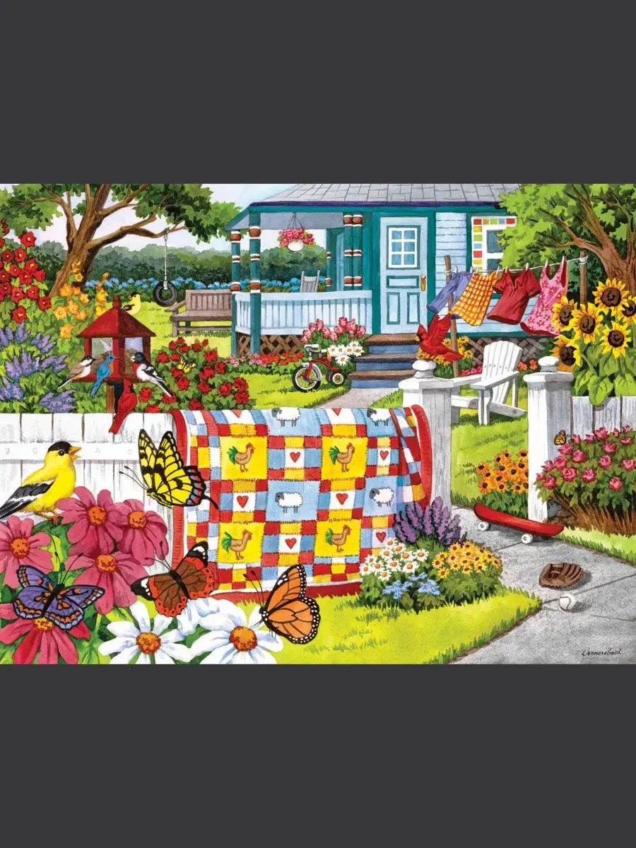 Пазл из 300 деталей Serene Summer SunsOut — изображение 2 из 5, нет цвета