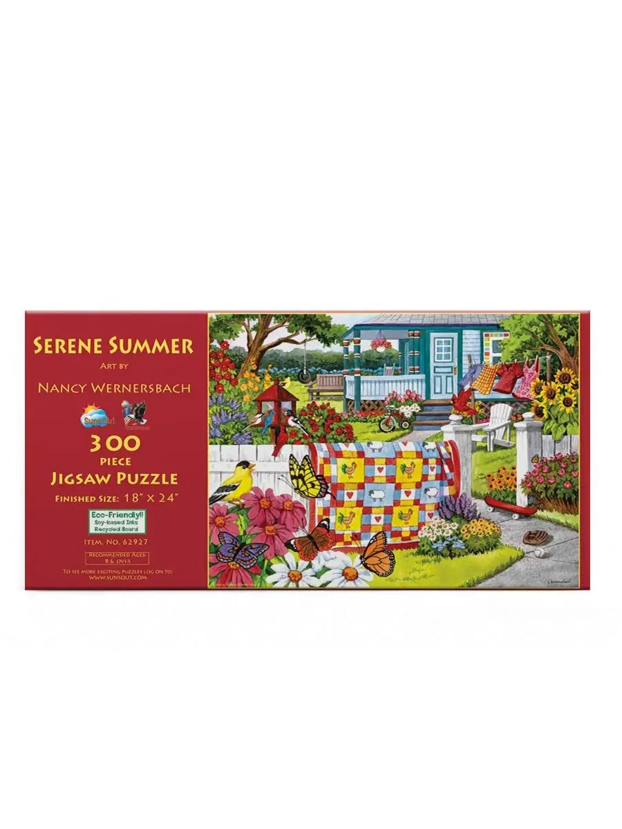 Пазл из 300 деталей Serene Summer SunsOut — изображение 3 из 5, нет цвета