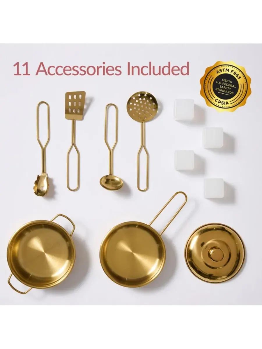 Игровая кухня с доской для рисования мелом в рамке Best Choice Products — изображение 8 из 8, белый