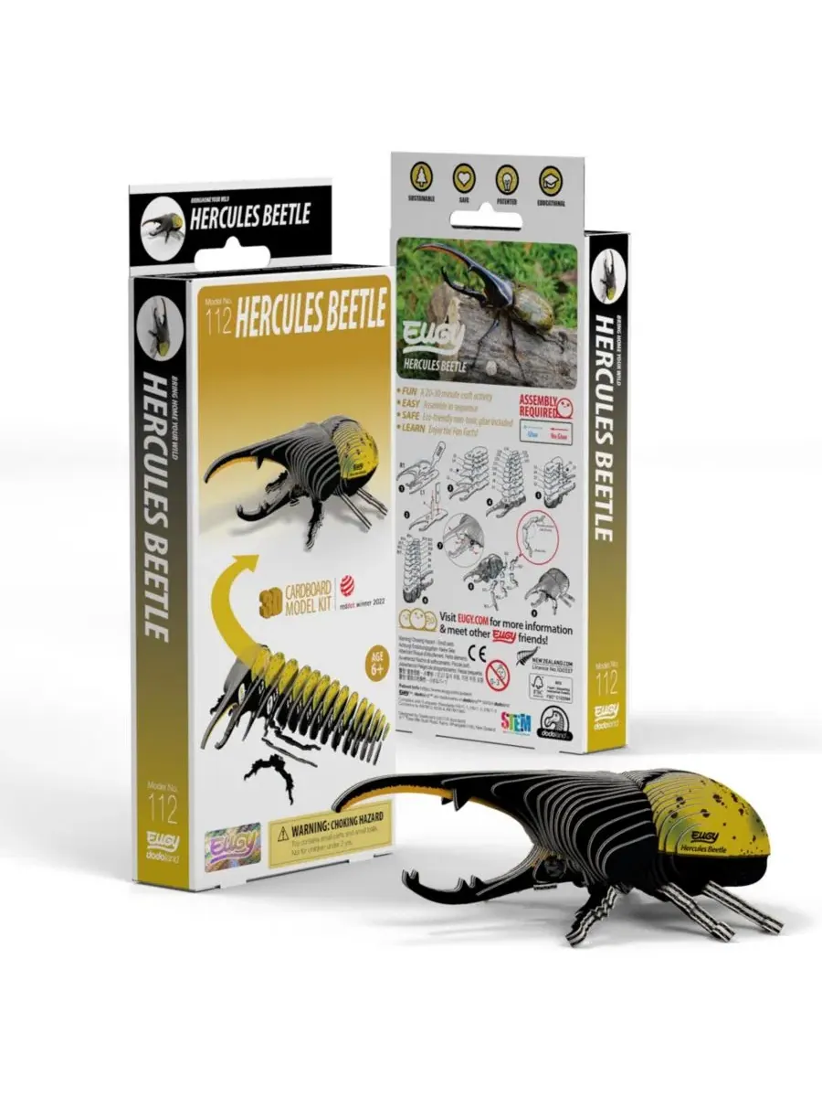 Набор для сборки 3D-пазла Hercules Beetle Eugy