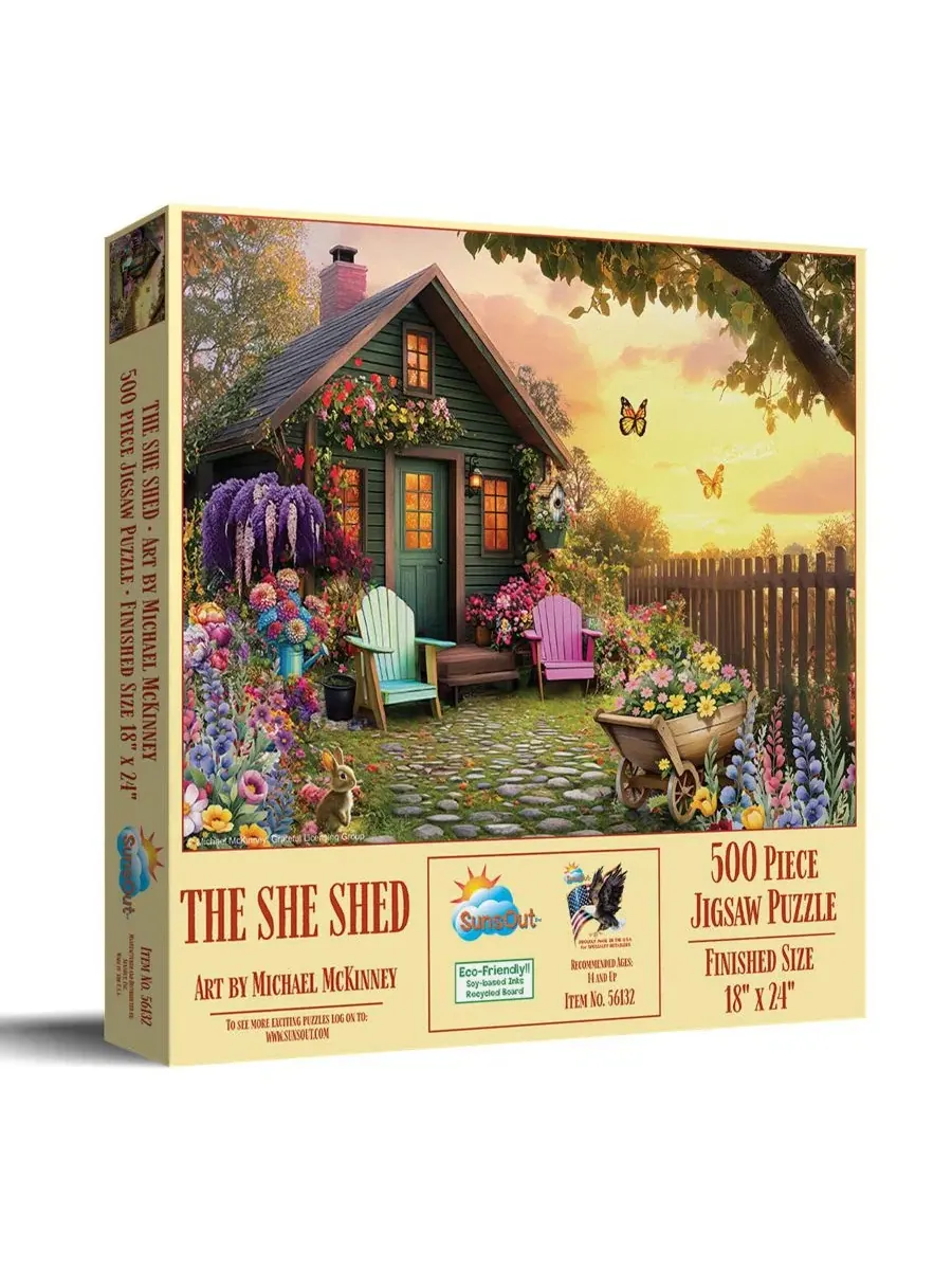 Пазл 500 деталей The She Shed SunsOut