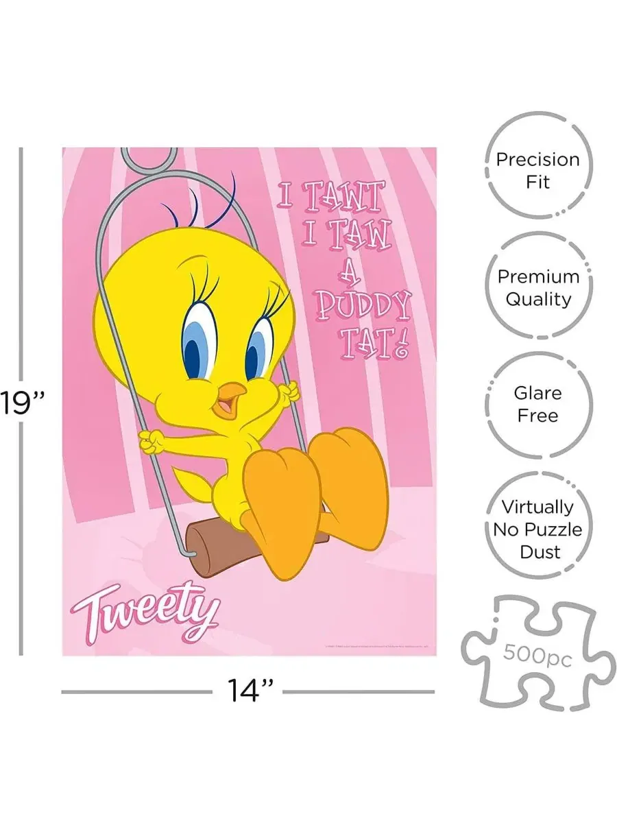 Пазл Looney Tunes Tweety, 500 деталей NMR Distribution — изображение 2 из 3, нет цвета