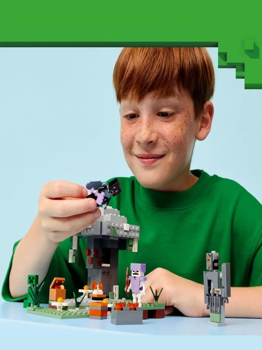 Конструктор Minecraft «Бледный сад», номер 21586, 243 детали Lego — изображение 4 из 6, нет цвета