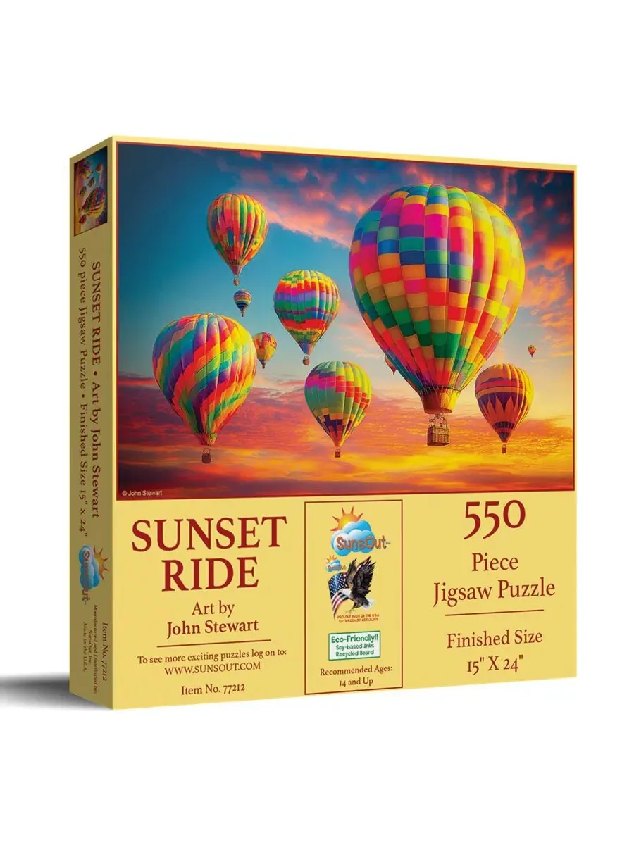 Пазл «Поездка на закате» (550 деталей) Sunsout