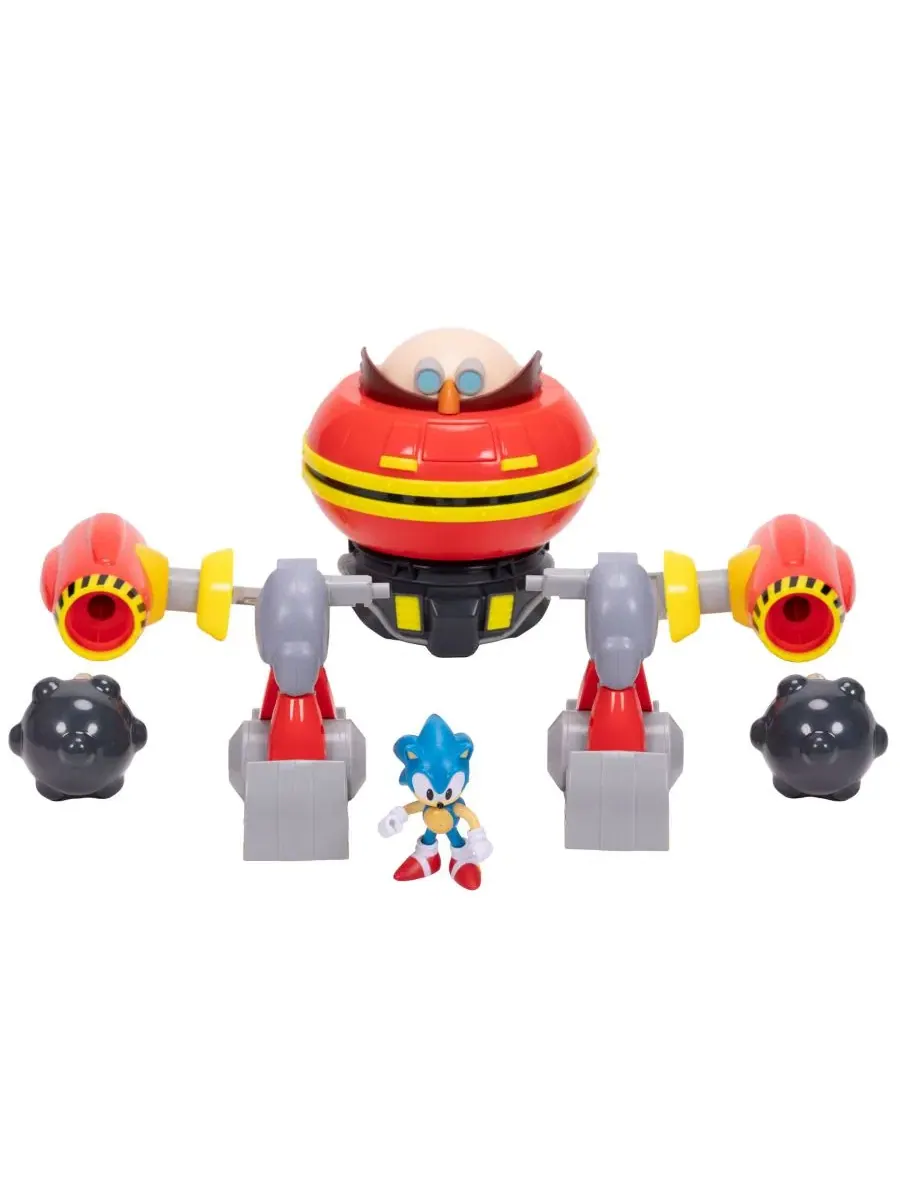 Игровой набор с фигуркой Соника и роботом Молот Egg Robot Sonic — мульти