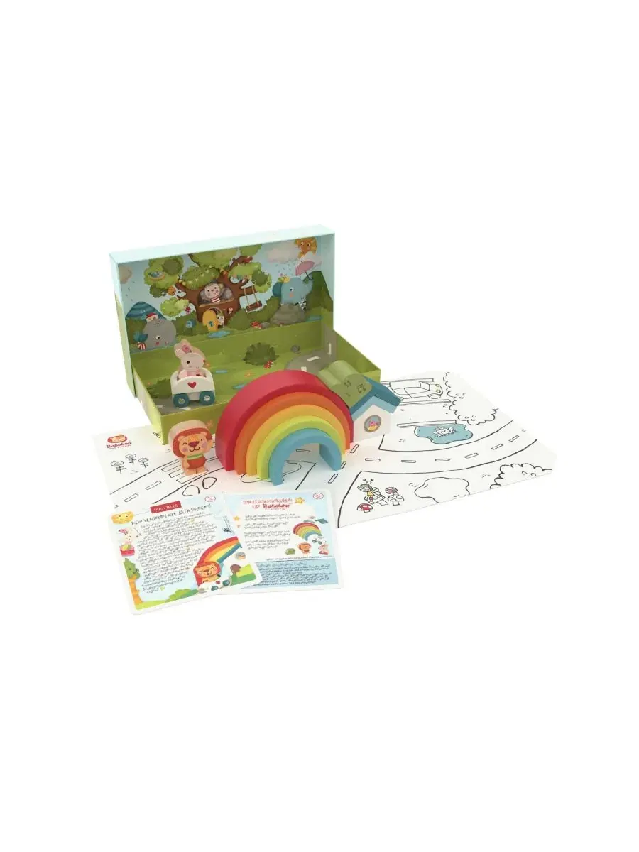 Развивающая игрушка-сортер Enchanted Rainbow Roleplay Stacking Toy Bababoo and friends — изображение 4 из 7, нет цвета