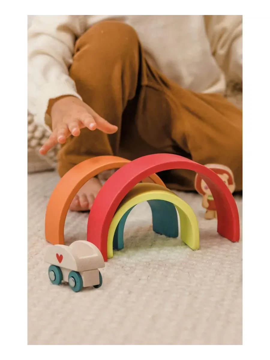 Развивающая игрушка-сортер Enchanted Rainbow Roleplay Stacking Toy Bababoo and friends — изображение 5 из 7, нет цвета
