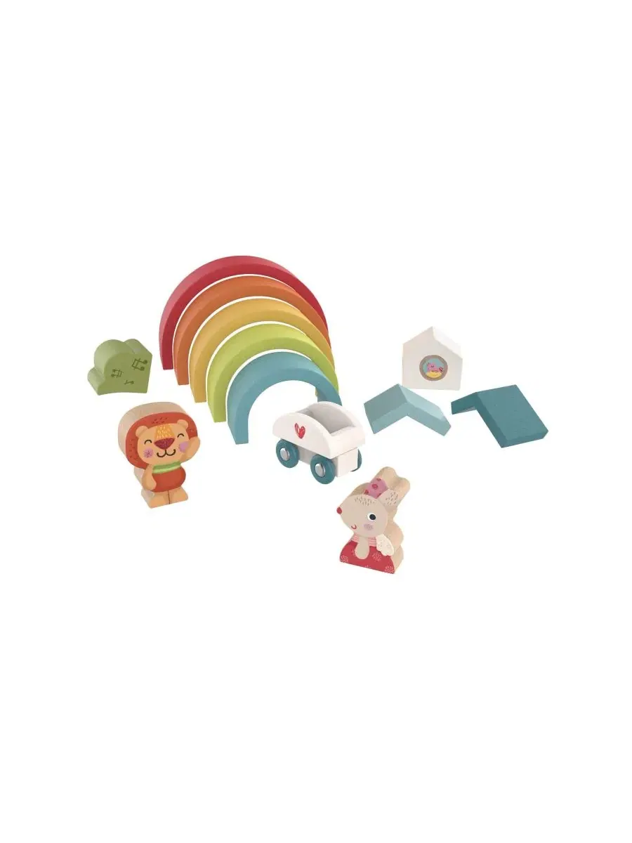 Развивающая игрушка-сортер Enchanted Rainbow Roleplay Stacking Toy Bababoo and friends — изображение 6 из 7, нет цвета