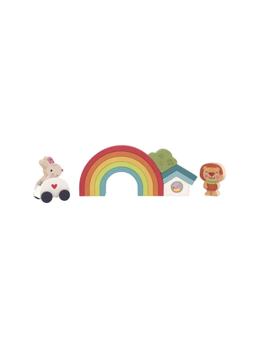 Развивающая игрушка-сортер Enchanted Rainbow Roleplay Stacking Toy Bababoo and friends — изображение 7 из 7, нет цвета