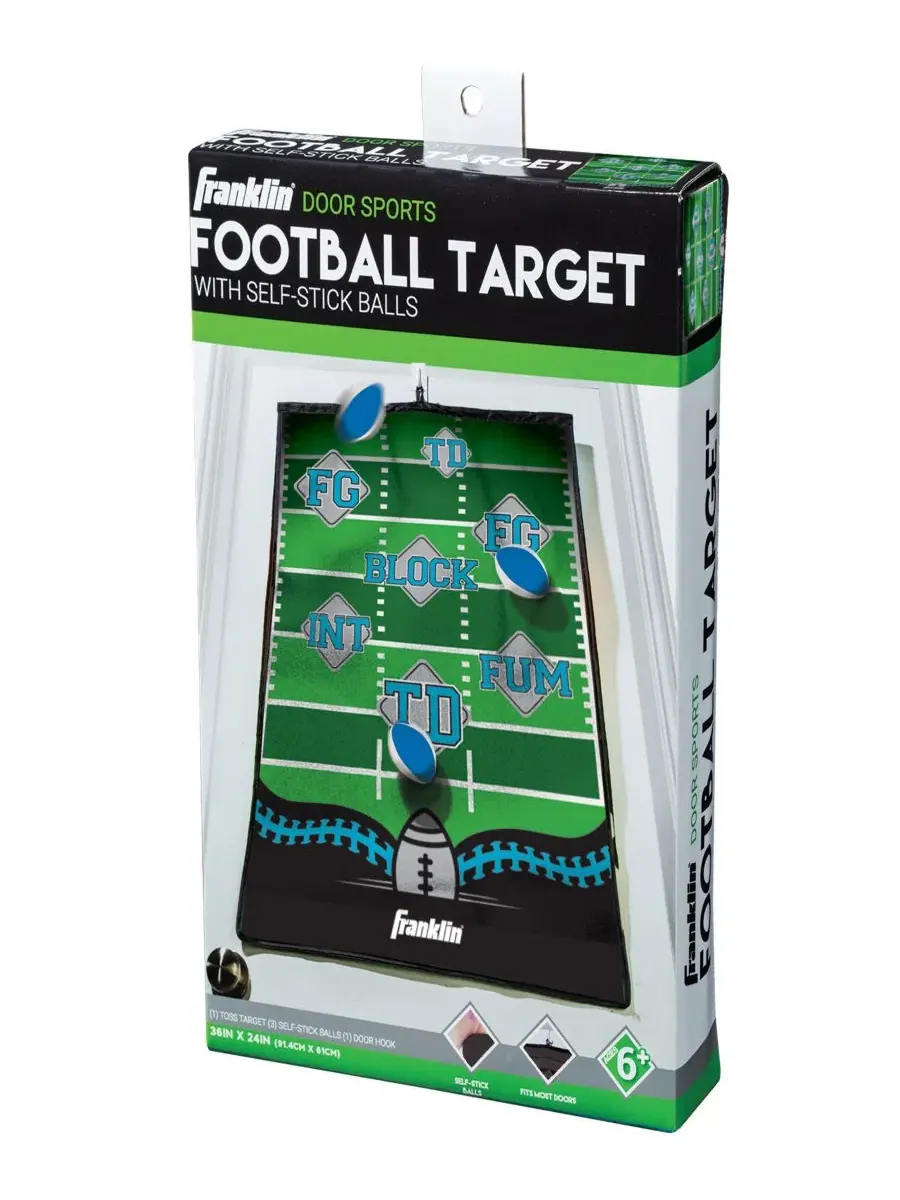 Игра в мяч для метания в цель Franklin Sports Football Target Indoor Pass Game — изображение 4 из 6, мульти
