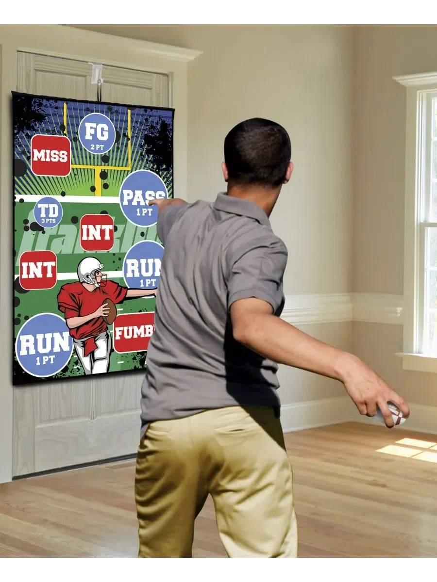 Игра в мяч для метания в цель Franklin Sports Football Target Indoor Pass Game — изображение 6 из 6, мульти