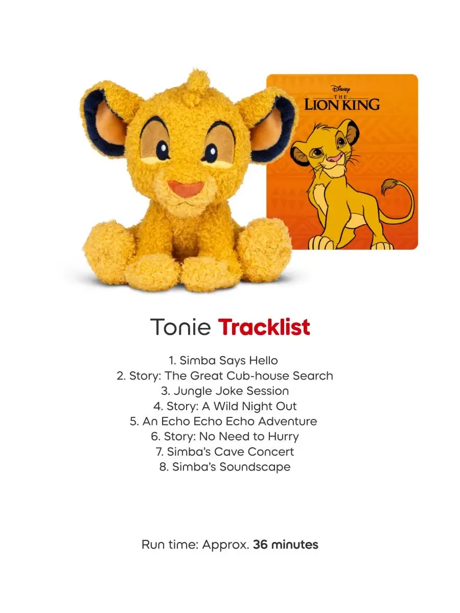 Мягкая игрушка Simba Disney Tonies — изображение 5 из 7, мульти