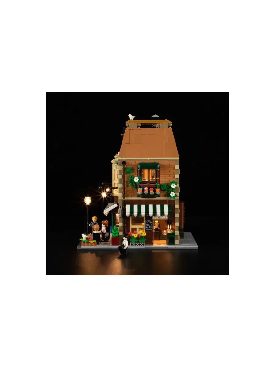 Конструктор Lumibricks Book-Cafe Lighting Building Bricks Set, 1718 деталей, кофейня-книжный магазин — изображение 2 из 10