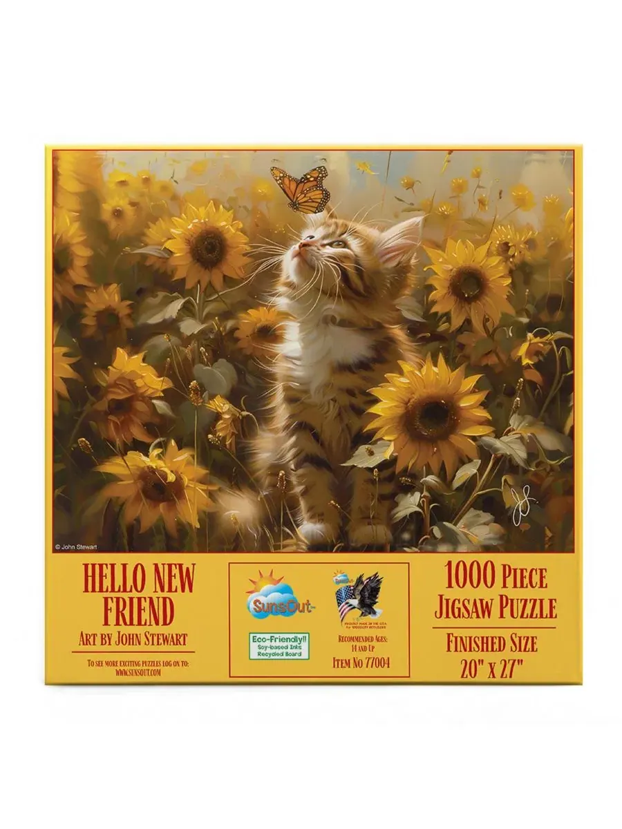 Пазл 1000 элементов Hello New Friend SunsOut — изображение 2 из 5, нет цвета