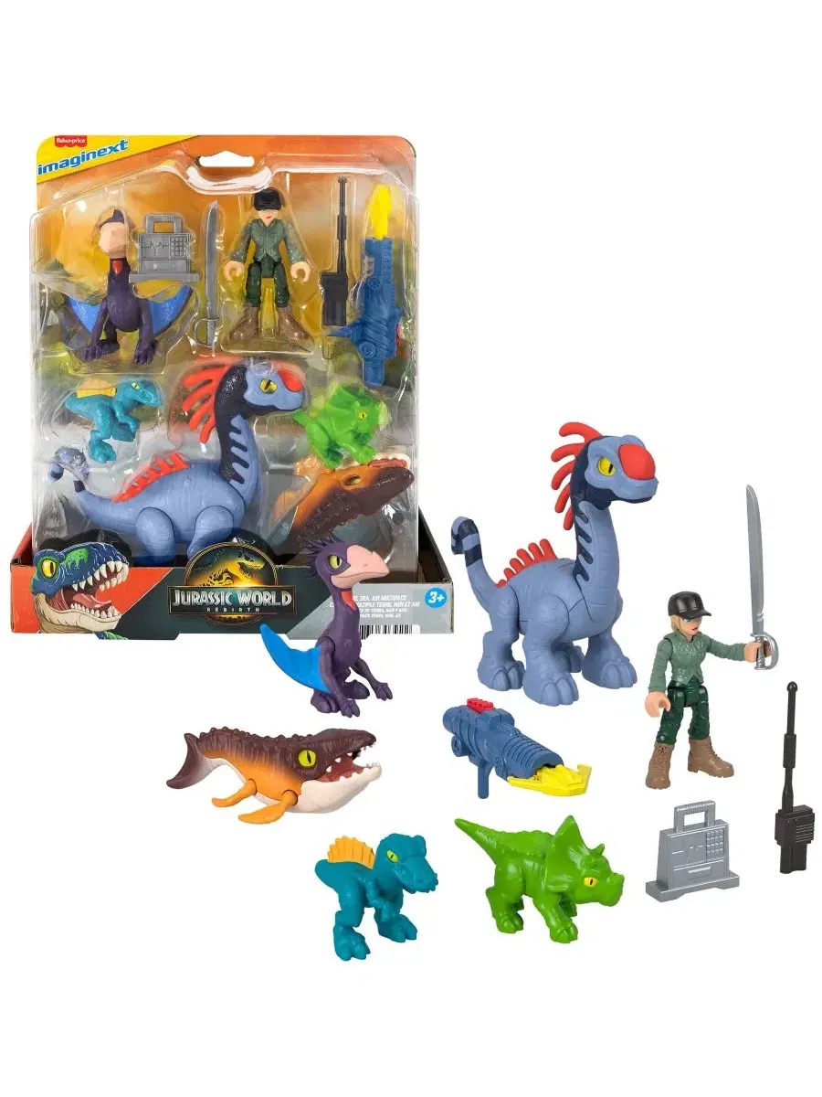 Набор Fisher-Price Jurassic World Rebirth Imaginext — мульти