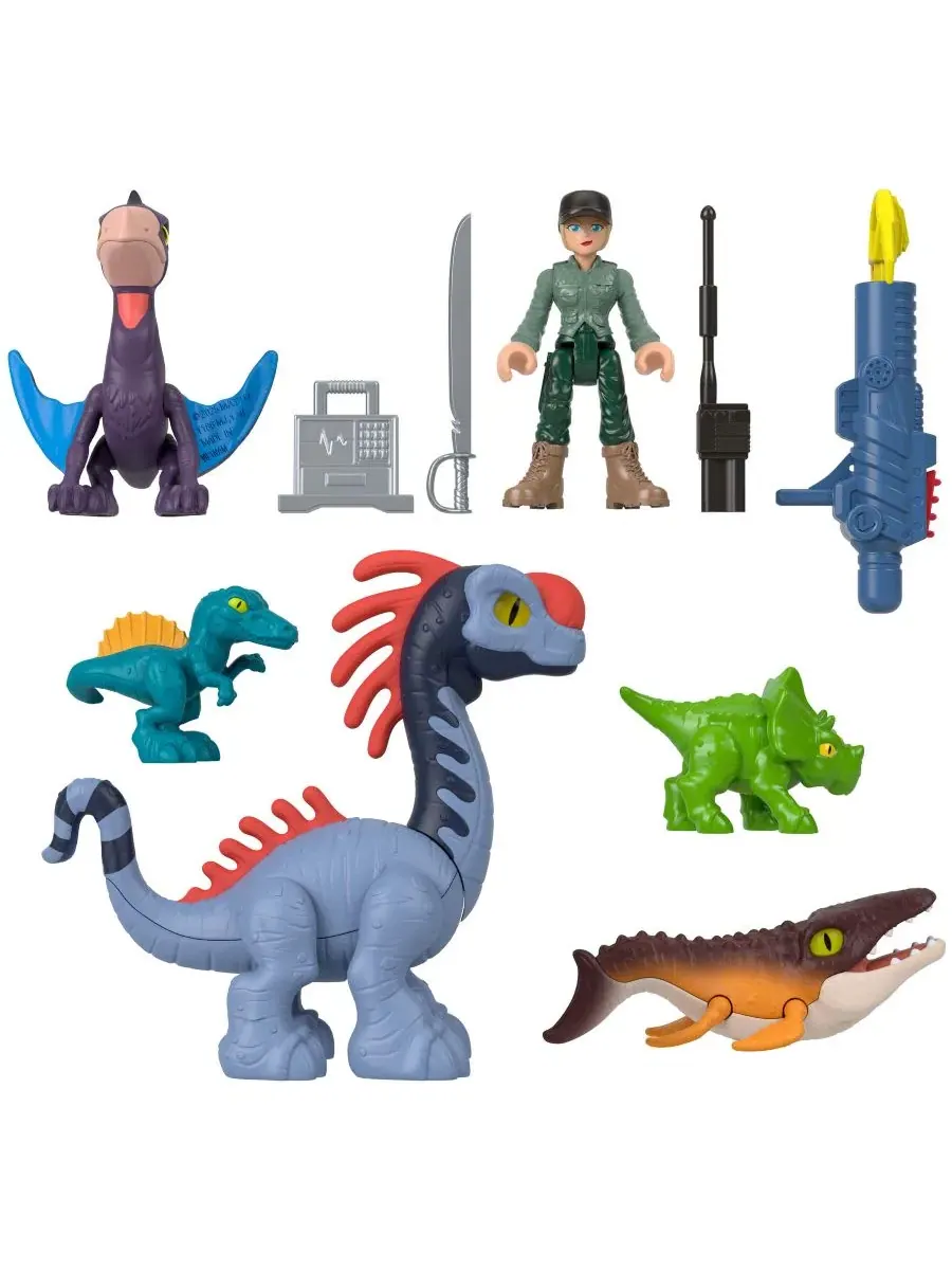 Набор Fisher-Price Jurassic World Rebirth Imaginext — изображение 3 из 4, мульти