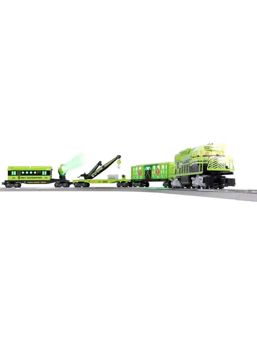 Набор грузового поезда LionChief Electric O Gauge для поиска НЛО в Зоне 51 с Bluetooth Lionel — мульти