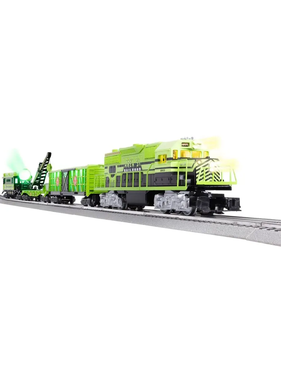Набор грузового поезда LionChief Electric O Gauge для поиска НЛО в Зоне 51 с Bluetooth Lionel — изображение 19 из 19, мульти
