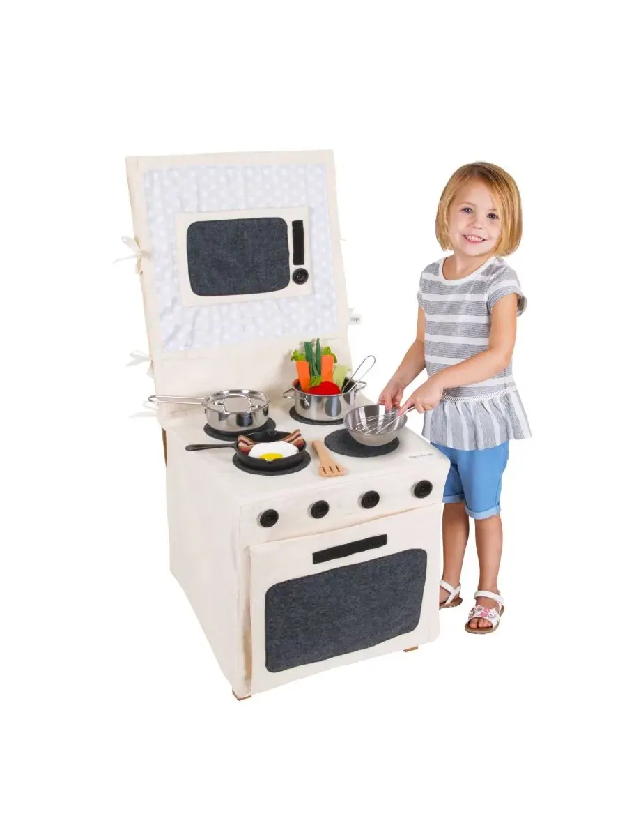 Игровой набор кухонной плиты PopOhVer, 3 предмета Bestway — изображение 4 из 6, мульти